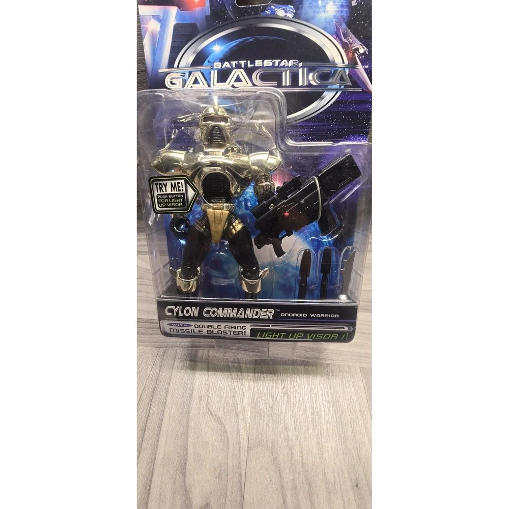 Battlestar Galactica Cyclone Commander Android Warrior Trend master 1996 #30747